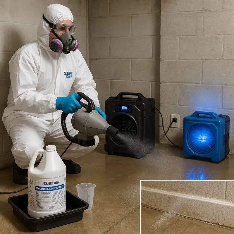 Sanitization and Odor Removal process in Icard, NC