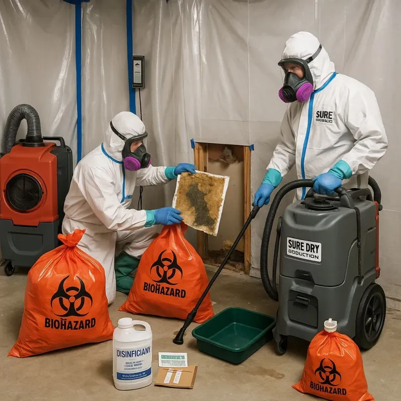 Contaminated Water Handling Protocols process in Icard, NC
